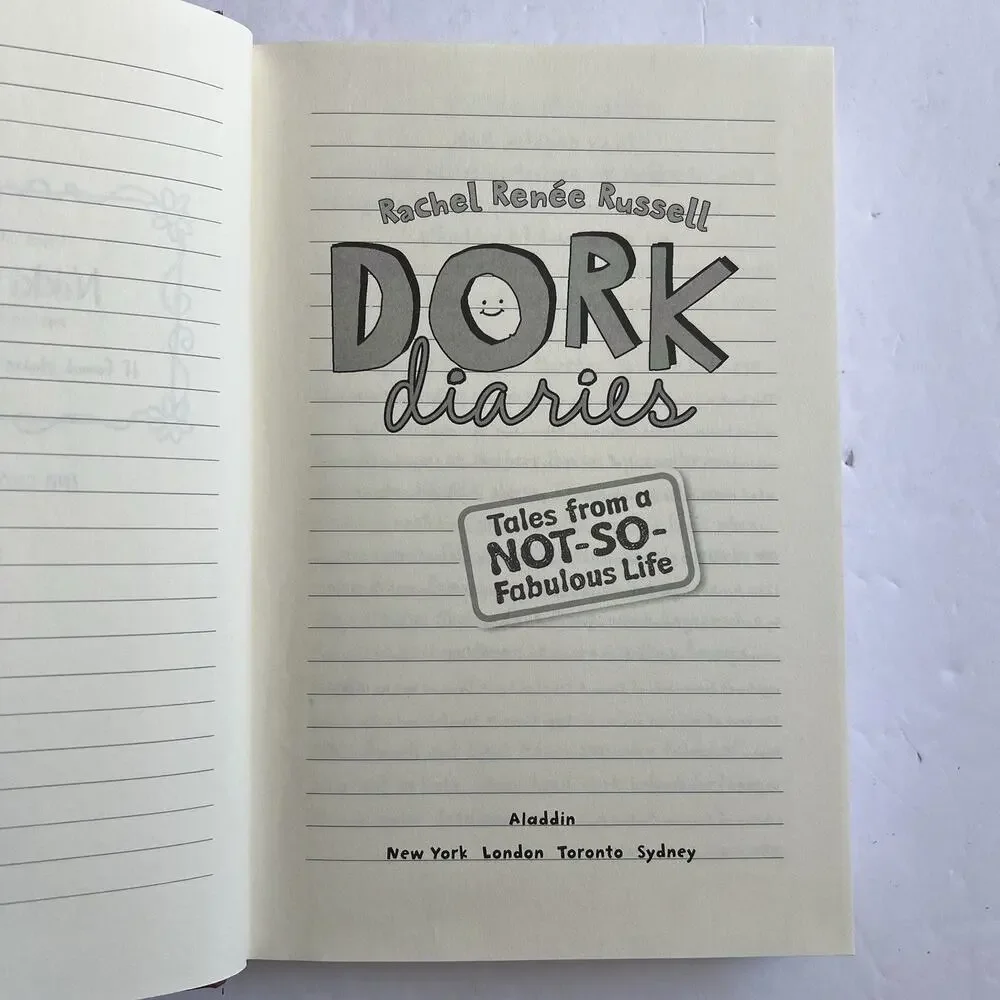 Dork Diaries 1 Tales from a Not So Fabulous Life Hardcover Rachel Renee Russell